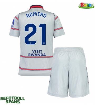 Atletico Madrid Cristian Romero #21 Tredjeställ Barn 2026-27 Kortärmad (+ Korta byxor)